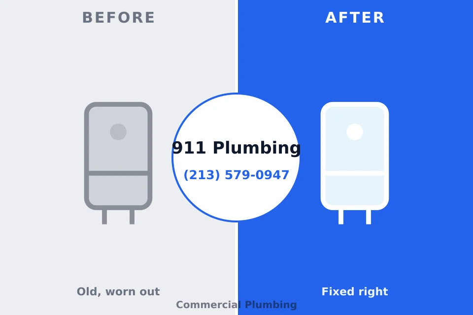Before and after: plumbing repair Unionville, GA